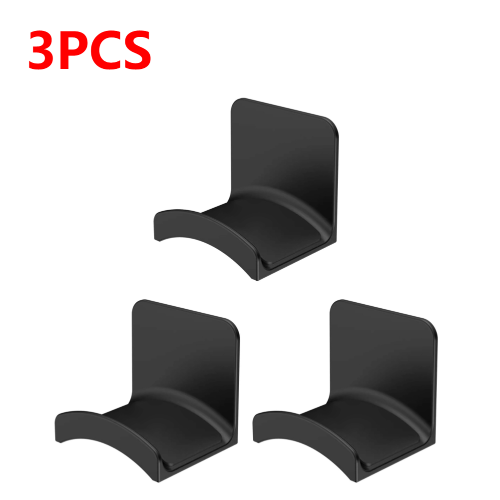 1-3PCS Kopfhörer Halterung Universal Headset Ständer Desktop/Kleber Wand Halterung Gamepad Kopfhörer Aufhänger Headset Halterung: Dark Grau