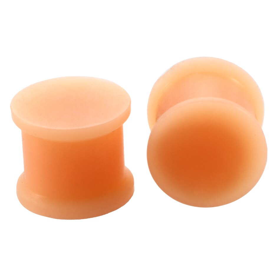 Piercings Tunnels En Silicone Tie-dye 2 Pièces - Taille 22mm, Stretch Confortable Pour élargisseur D'oreille