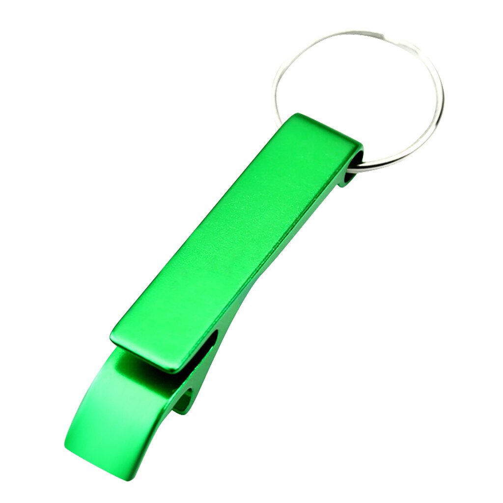 Portable Bottle Opener Keychain 3 In 1 Mini Key Holder Portable Press Elevator Handle Tool Stainless Steel Bottle Opener #50g
