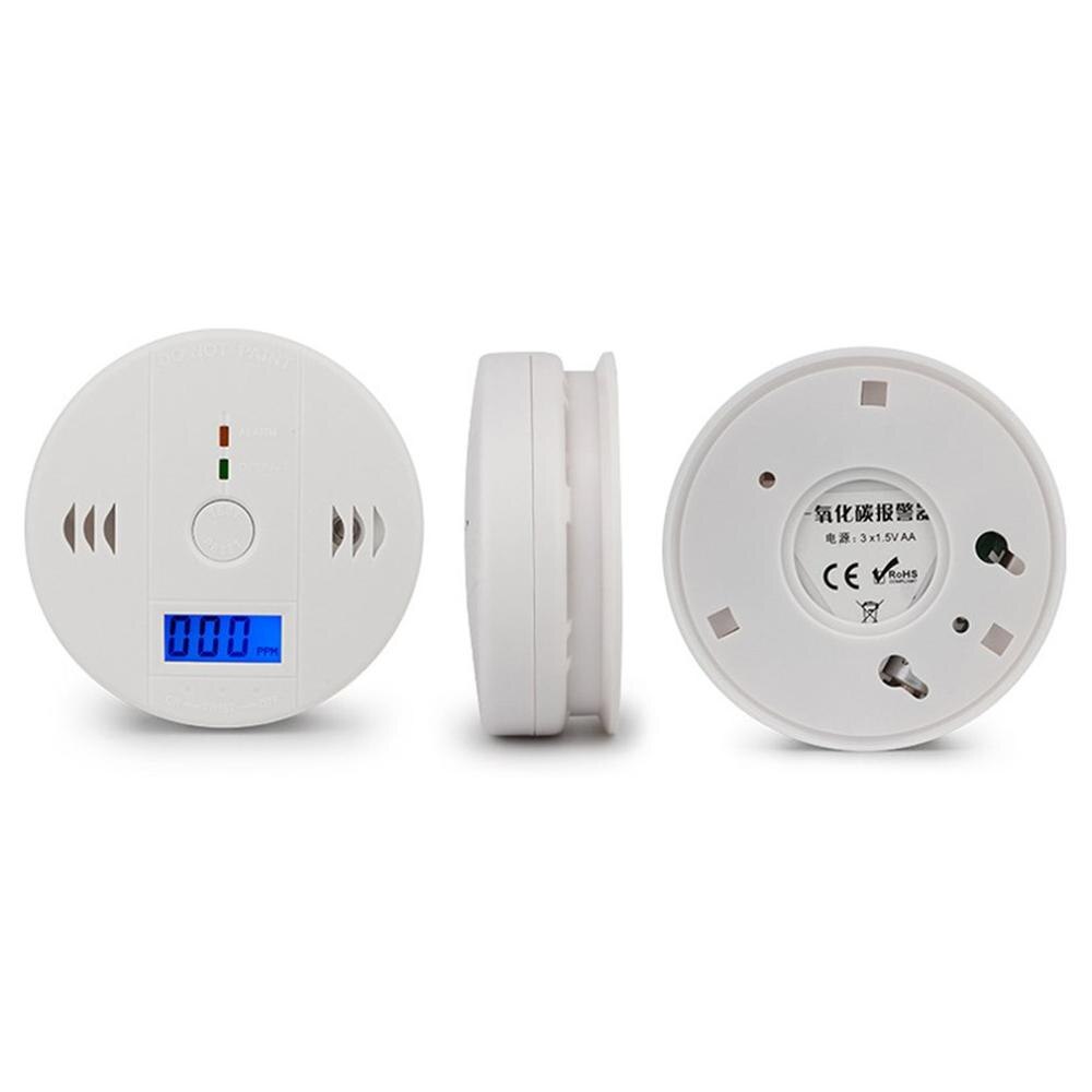 Carbon Monoxide Alarm CO Sensor Poisoning Warning Alarm Detector Built-in 85dB siren sound Indoor Honeycomb Coal Detector Leak