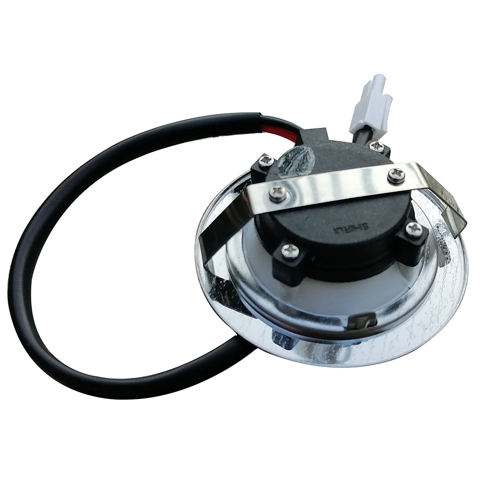 Campana extractora de cocina de 2 piezas, 2W, 68mm, luz LED de 12V CA, entrada de CC, conector EL4.5, vidrio esmerilado, 4000K, 3000K, bombilla de iluminación con ventilación de humo