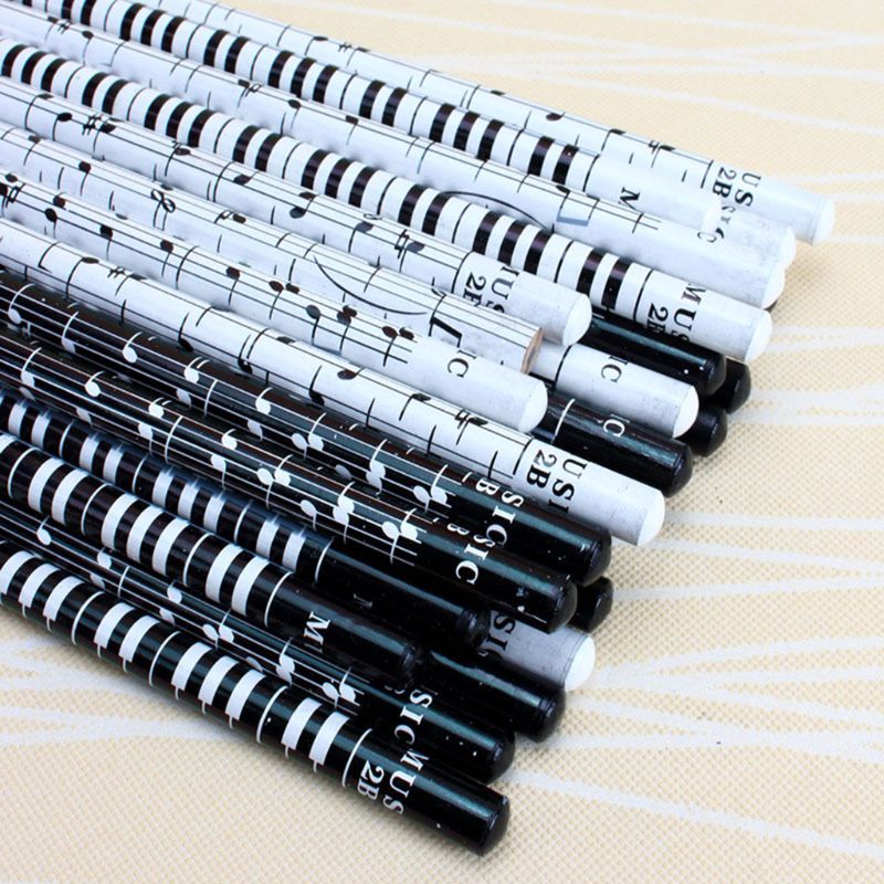36 stk musiknote blyant 2b standard runde blyanter klaver noter skrive tegne værktøj papirvarer skole elevartikler