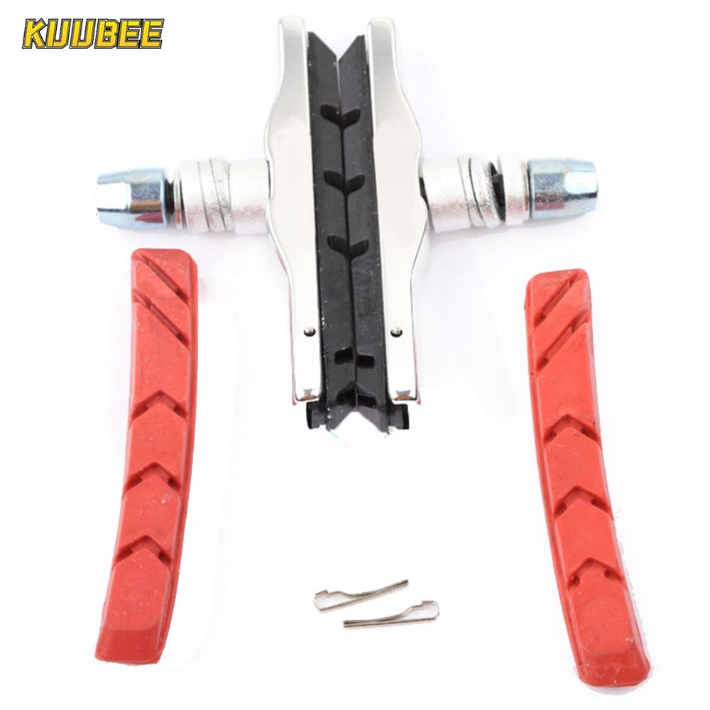 Bike V Brake pad Aluminum Mountain Bicycle 2pcs rubber sheet Replaceable brake pads V-Brake Shoes Blocks device