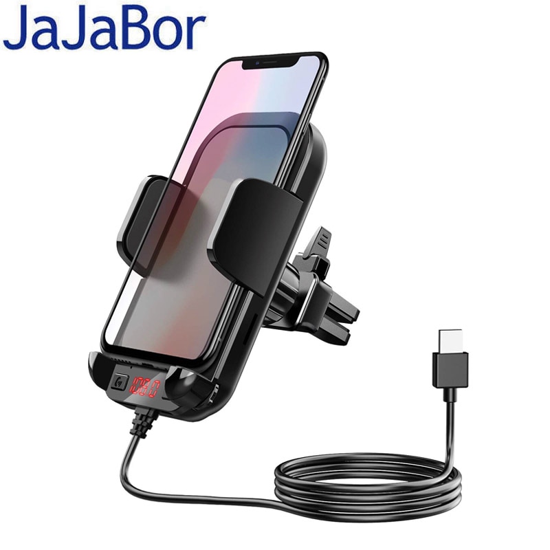 JaJaBor Bluetooth Handsfree Car Kit Fm-zender Auto MP3 Speler A2DP Draadloze FM Modulator Ondersteuning Tf-kaart U Disk Afspelen