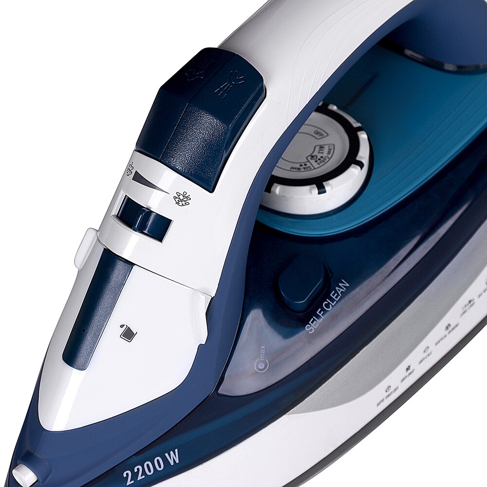 2200W Portable Electric Iron Clothes Ceramic Steam Iron Handheld Flatiron Home Garment Ironing Machine 220-240V