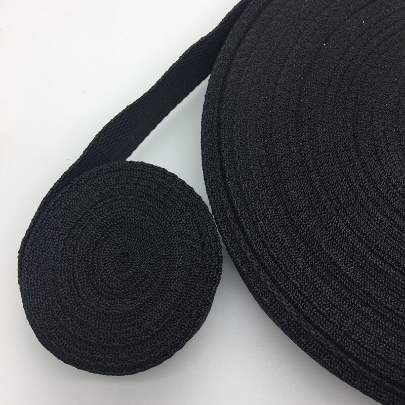 10 yards 30mm breda band nylonband ryggsäcksband säkerhetsbälte plocka färg: Svart