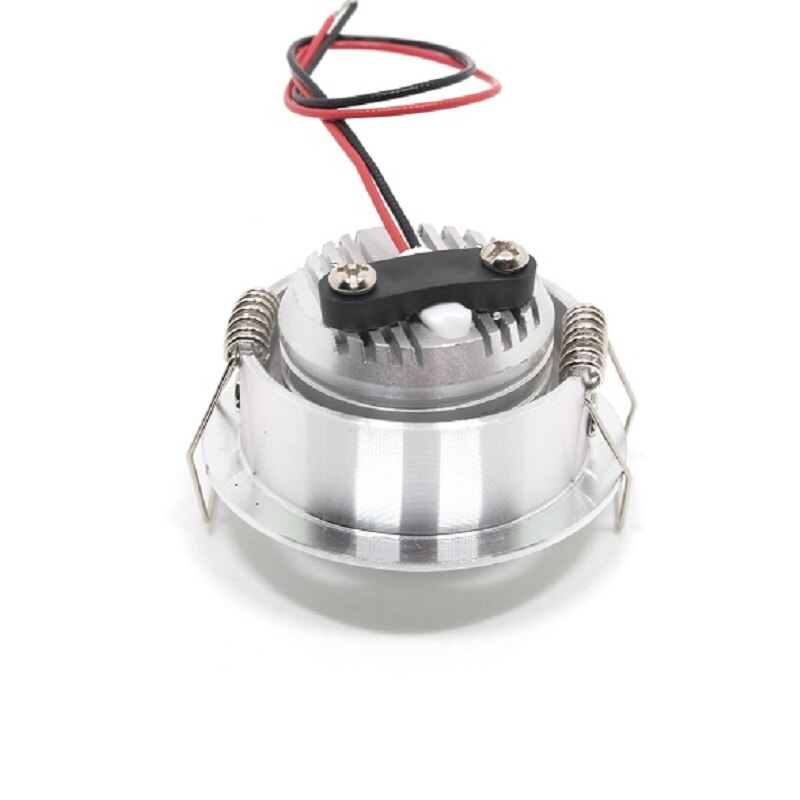 etrnLED 4PCS Mini Ceiling Spot Light 12V Tiltable Angle Adjustable Dimmable Recessed Downlights COB Interior LED Spotlights 3W