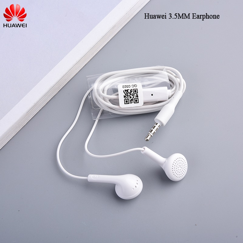 Originele Huawei Y6 3.5Mm Koptelefoon Met Microfoon Voor Nova 2 3 2i 3i 3e P20 P30 P10 Lite Honor 8 9 8X 9X 9I 8I 7X V20 Max Mate 7 8 9 10