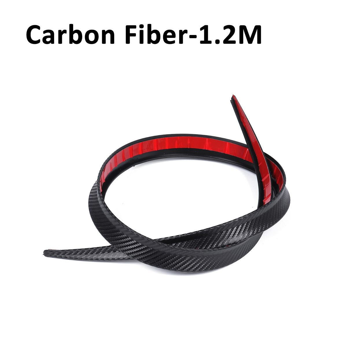 1.2/1.28M Universal Roof Spoiler Car-Styling Carbon Fiber Spoilers Tail Spoiler DIY Refit Spoiler suitable by all type of car: carbon fiber 1.2m