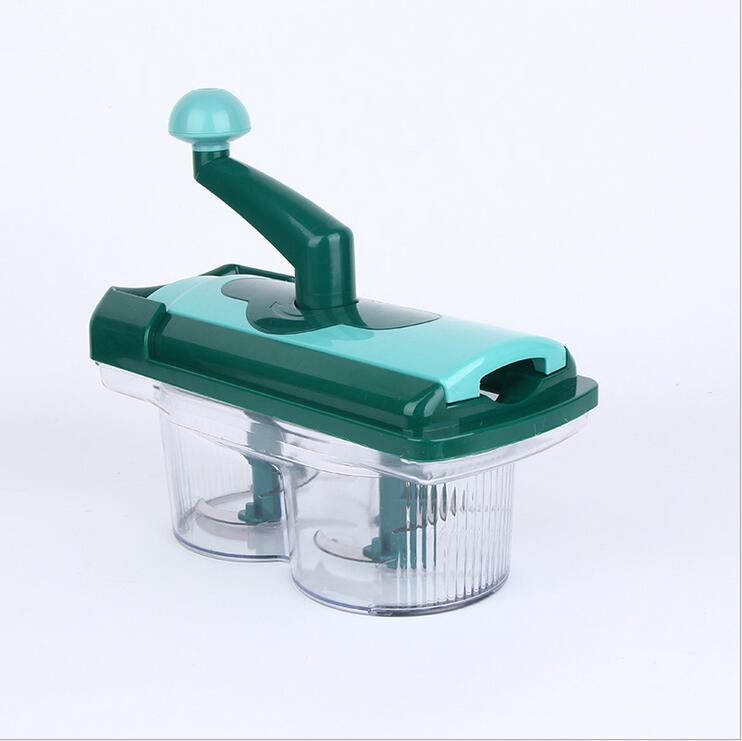 Kitchen Manual Cutting Machine Hand-cranked Meat Pepper Grinder fruit Vegetable Slicer Machine Stainless Steel Kitchen Appliance