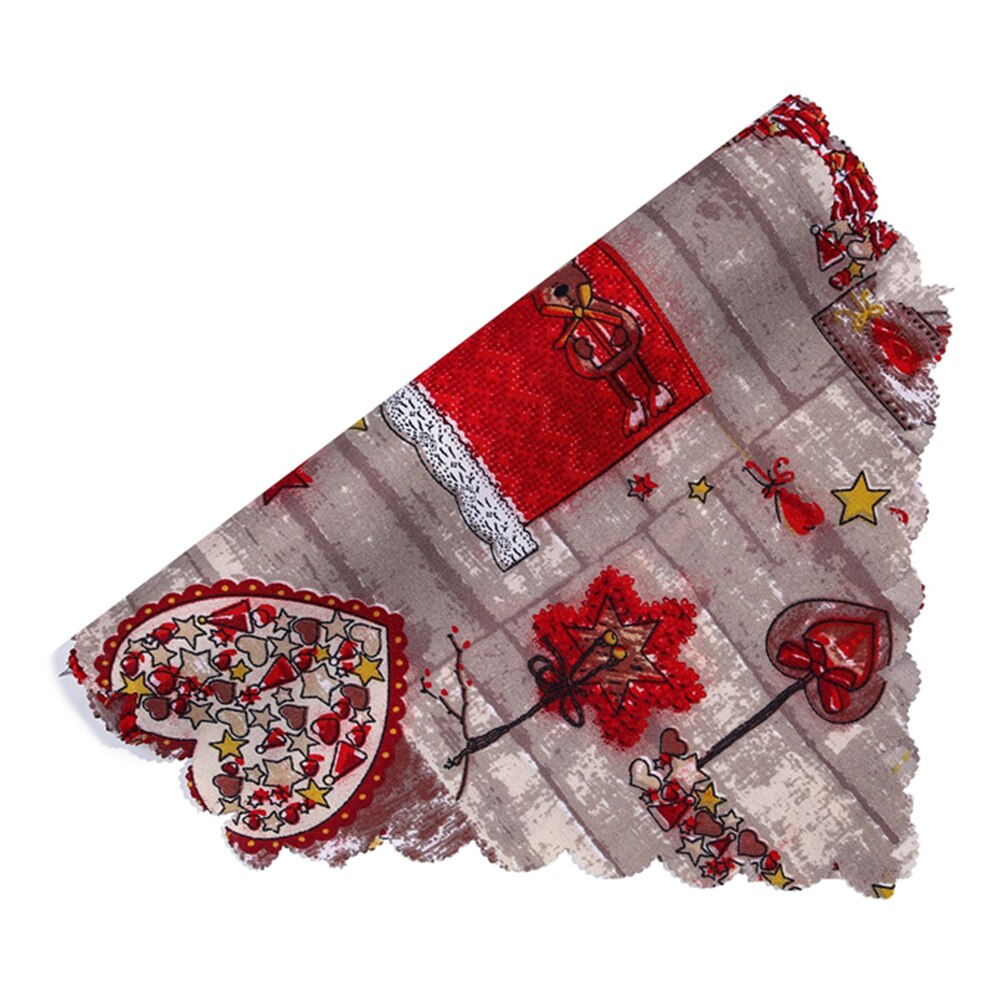 Christmas Table Flag Retro Tablecloth Xmas Table Decorations for Home Party for Creating a Christmas atmosphere: G