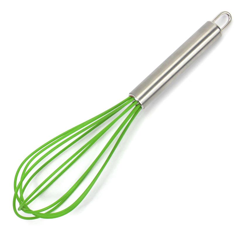 Kitchen Egg Mixer Stainless Steel Manual Mini Egg Whisk Kitchen Egg Whisk Bake Tool Egg Agitator Eco-Friendly Egg Mixer: Green