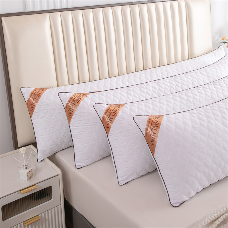Almohada blanca con relleno suave para el hogar, 48x1 0/48x1 0/48x1 0/48x180, almohadas alargadas, cojines acolchados para dormir