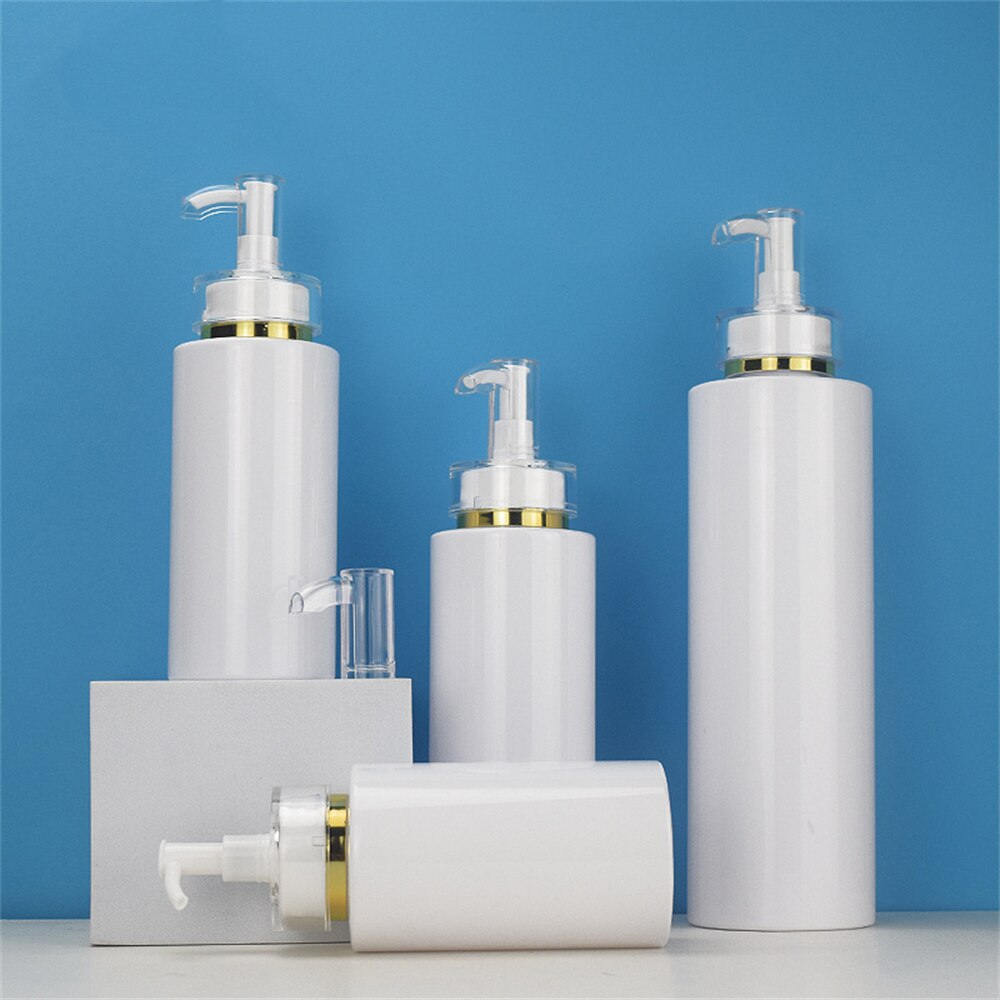 Cosmetica Hervulbare High-End Hoofd Pomp Acryl Flessen Spray Flessen Vloeibare Shampoo Douchegel Flessen Home Bad Supply