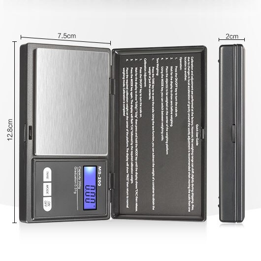 500g Electronic Gold weighing Gram Scale 0.01g Digital Pocket Jewelry Scale