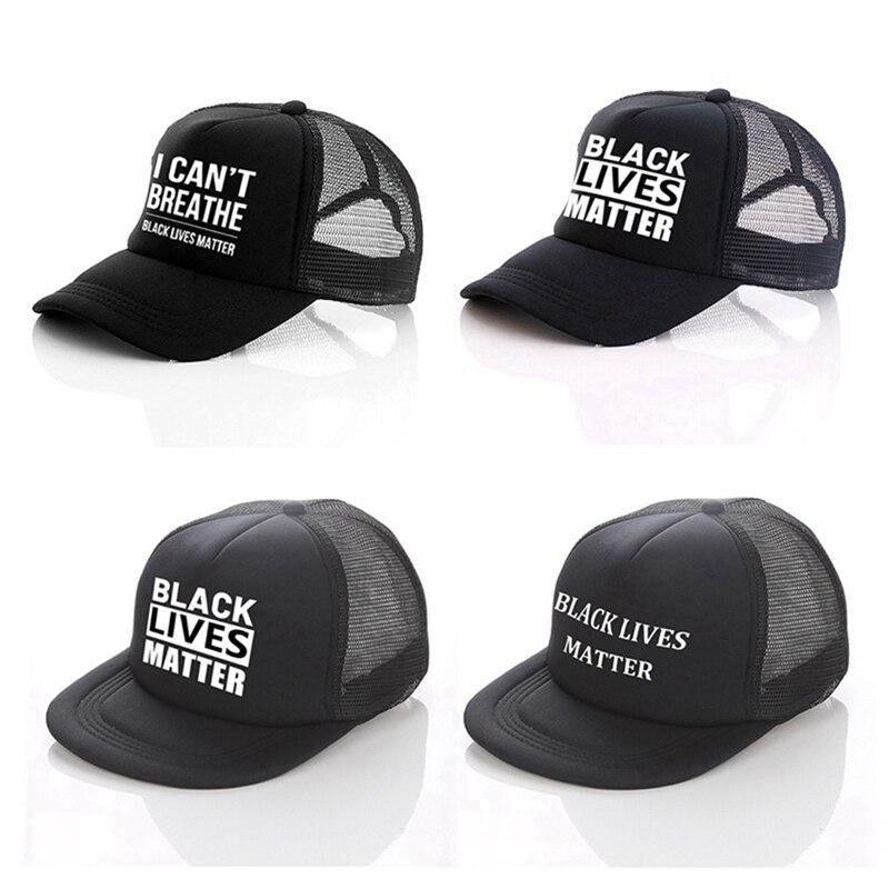 Adjustable I Can't Breathe Print Baseball Cap Summer Men Women Boy Kid Cool Cotton Golf Reflective Glow In Dark Caps Hat