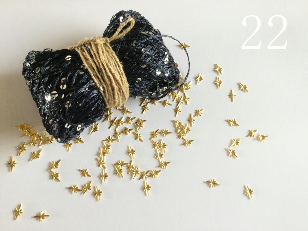 15 stück * 15 g glänzend garn sterben charakteristik linie Pailletten Kollokation von wolle Eigenschaften zubehör Hand betroffen zl4: Farbe 22