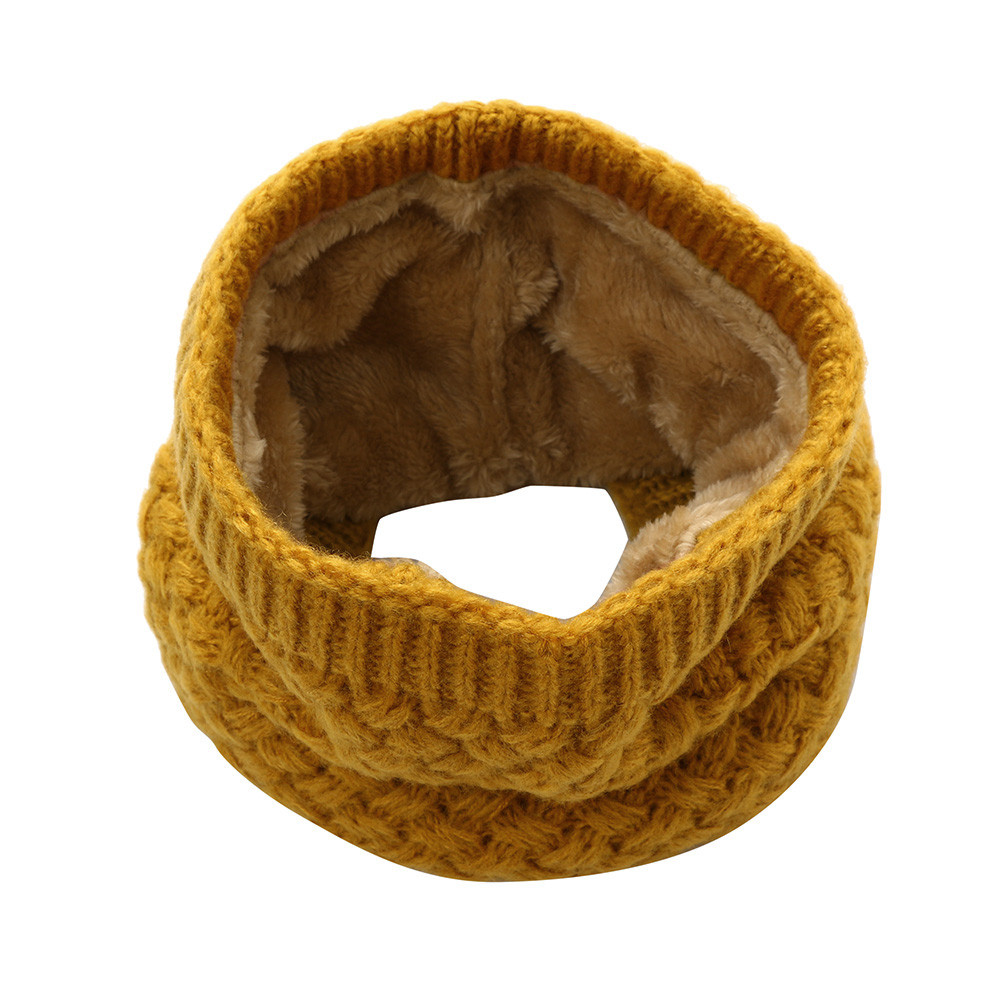 Foulard épais pour hommes et femmes, écharpe de cou, polaire intérieure, écharpe de snob, élastique, collier pour enfants, # es