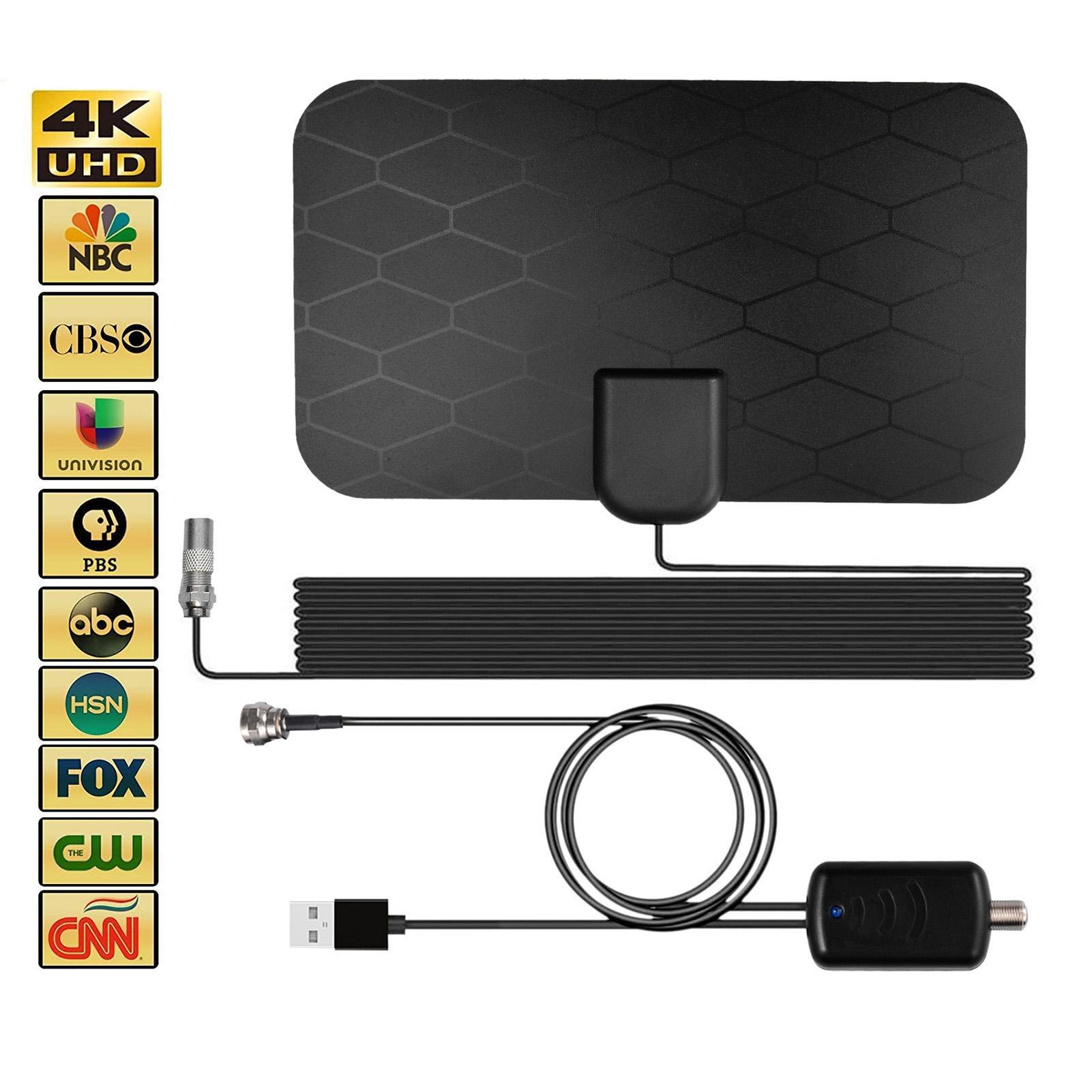 HD 4K Indoor Digital TV Antenna HDTV Antenna Amplifier