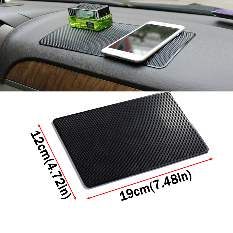 40x20cm Big Car Sticky Anti-slip Mat Car Dashboard Pad Heat Resistant Non-Slip Mat Car Dashboard Sticky Pad Adhesive Pads: black