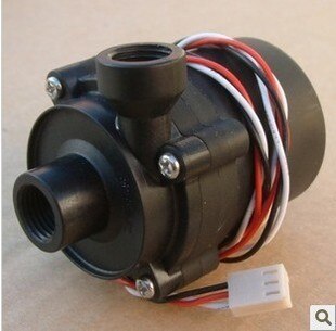 Super Slient computer case SC600 water pump cooling black ceramic pc pump support speed control 12v 4pin: double thread / no bracket