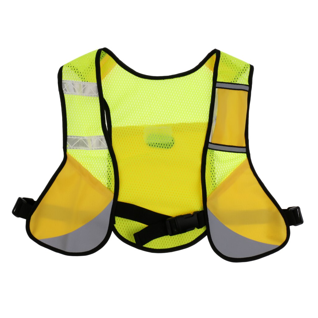 Safety Reflective Strip Running Cycling Water Hydration Backpack