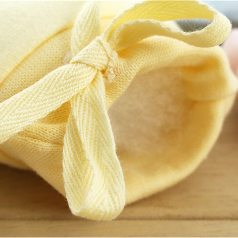 Spring 0-3months 100% cotton baby proof gloves Neonatal gloves comfortable breathe freely baby gloves newborn baby mitten