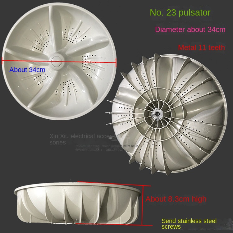 Washing Machine Pulsator Water Impeller Turn Plate Base Water Wheel11Teeth 32cm Square Hole34cm11Universal Gear Pulsator Spinner
