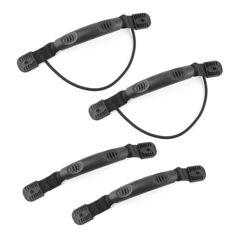 2pcs Kayak Paddle Handles Canoe Rowing Boats Side Mount Carry Handle With Bungee Outdoor Accessories