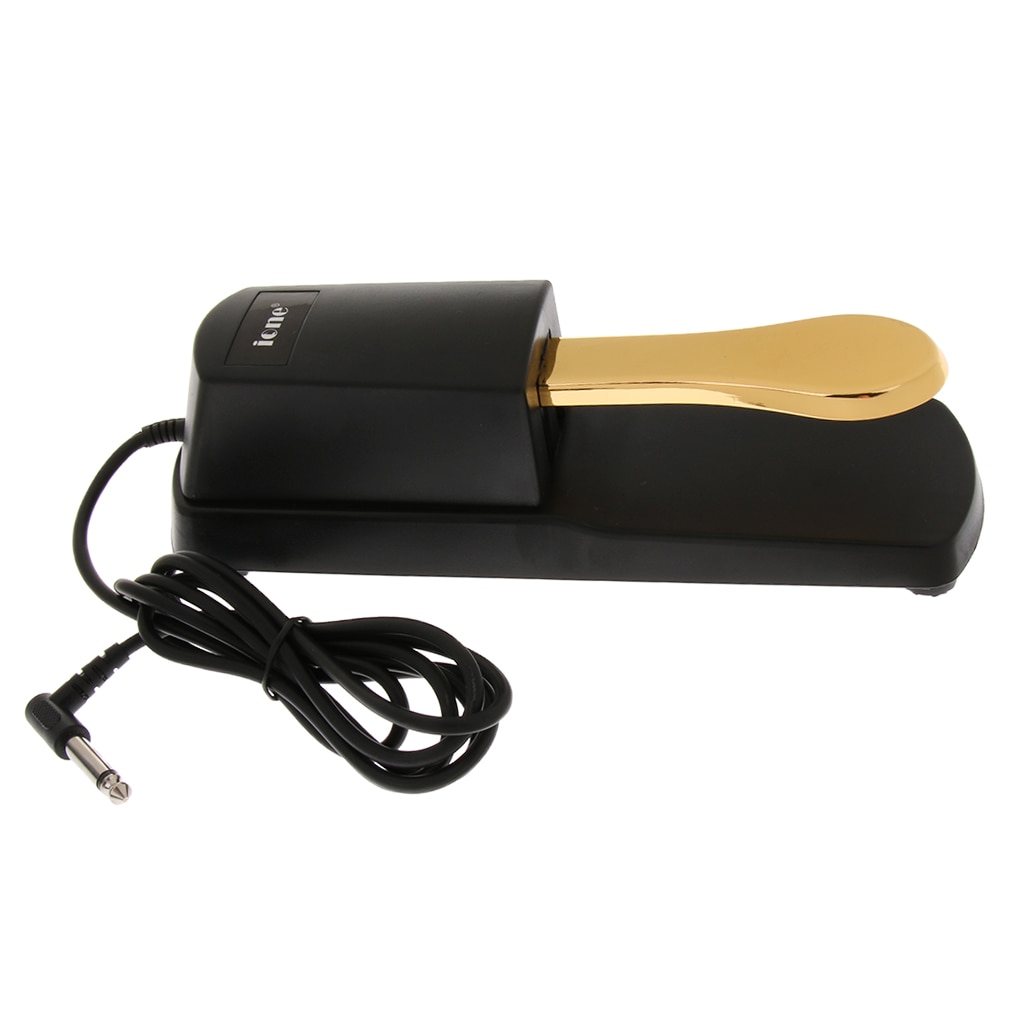 Practical Damper Sustain Pedal for Electric Piano Keyboard