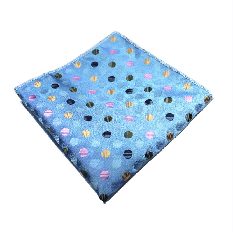 Mouchoir en soie Plaid tissé motif Paisley Hanky pour hommes, pochettes carrées, idéal pour les affaires, mariage: 07