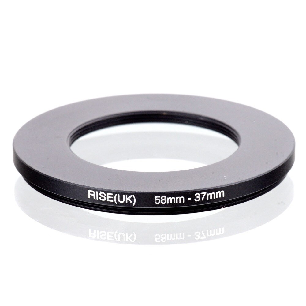 RISE (UK) 58mm-37mm 58-37mm 58 om 37 Step down Ring Filter Adapter black