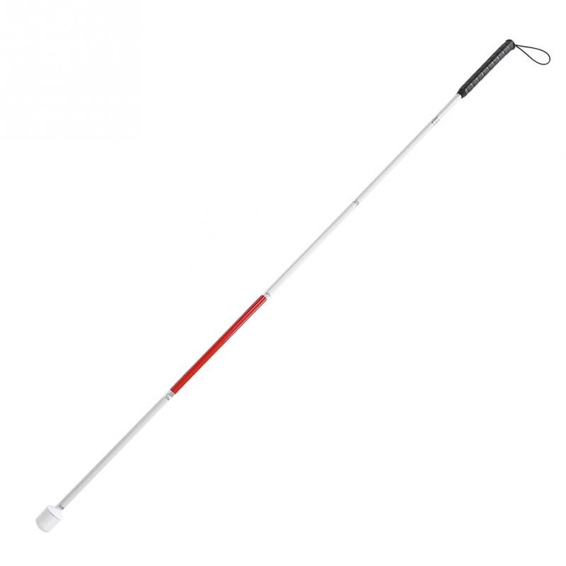 Foldable Reflective Blind Walking Stick Guide Blind Cane Crutch Visually Impaired Adjustable Folding Blind Crutch Cane for Elder