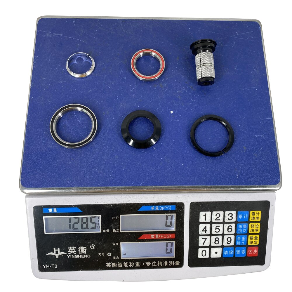 Bicycle Headset 1-1/8"-1-1/2" For Tapered Head Tube MTB Road Bike Frame 41.8/52mm Steering Bearing Headset Bicycle Accessories