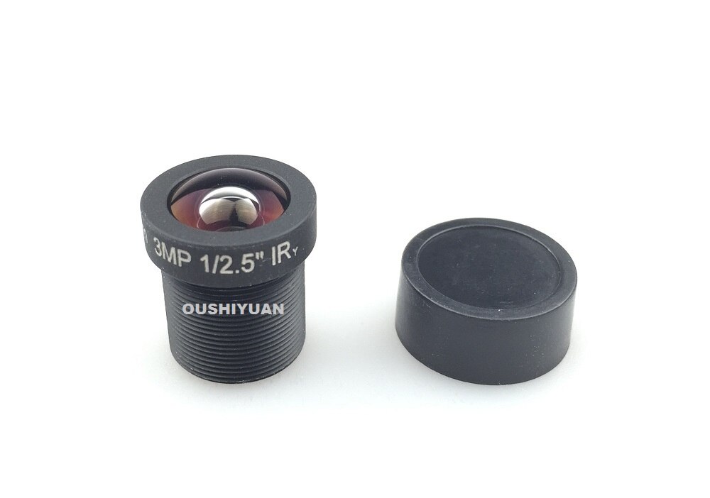 CCTV 1/2.5" F1:2.0 Fixed Iris IR 6mm HD 3.0MP Optional MTV Mount Lens For CCTV Camera