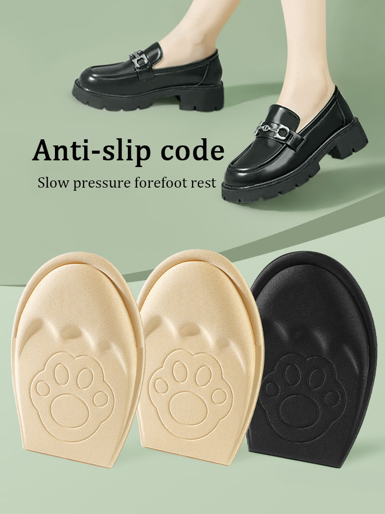 Hoge Hakken Voorvoet Pads Vrouwen Man Voet Pad Halve Inlegzolen voor Schoenen Antislip Anti-pijn Pijnbestrijding Zorg schoenmaat Reducer Inserts