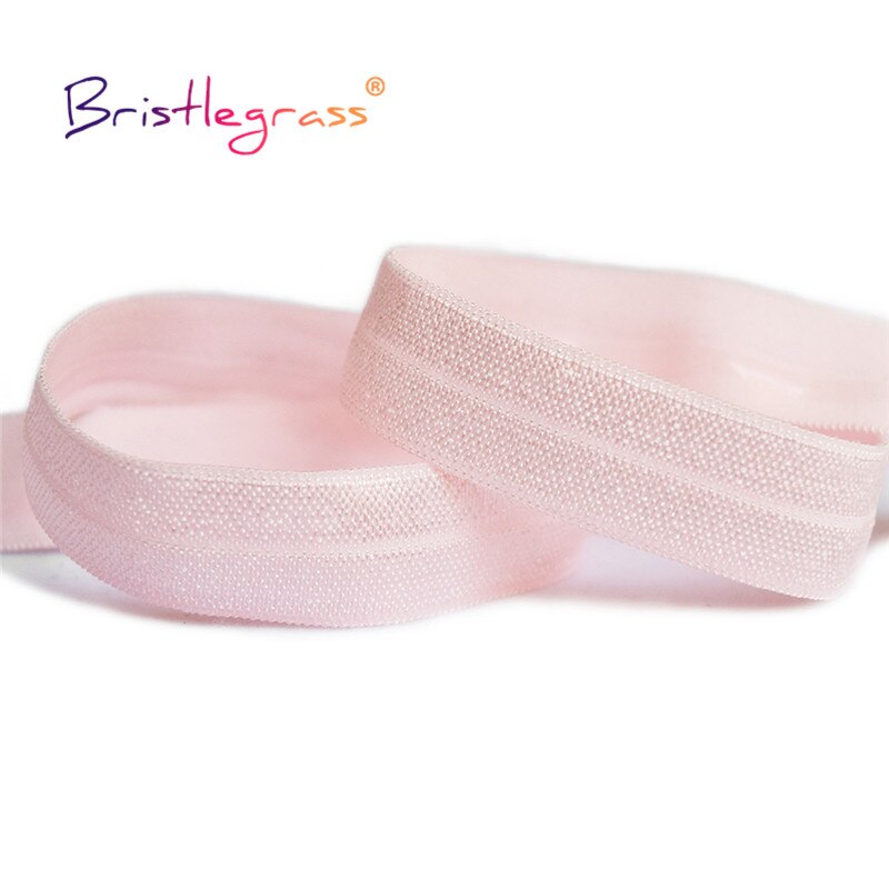 BRISTLEGRASS 2 5 10 Yard 5/8 &quot;15mm Silikon Greifer Shiny Foldover Elastische FOE Spandex Band Band Perücke kleid DIY Nähen Trim