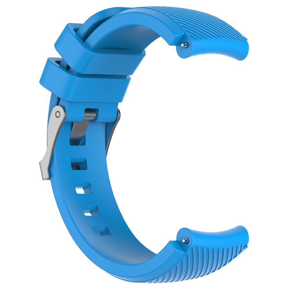 Wrist Strap for xiaomi huami Amazfit Stratos 3 2 2S strap Silicone band With Buckle Sports Belt for xiaomi huami amazfit3: Blue