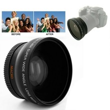 52Mm 0.45x Groothoek Lens Macro Lens Voor Nikon D50 D60 D70S D3000 D3100 D3200 D300S D70 D90 Camera brede Lens Accessoires