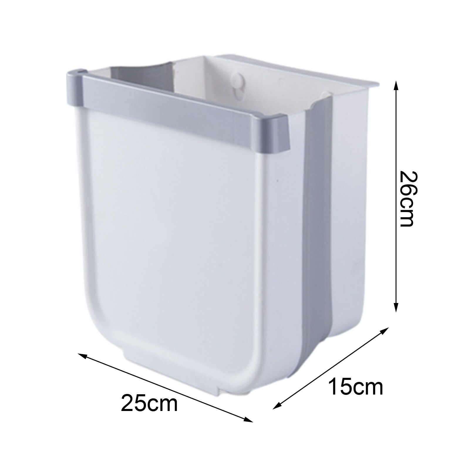 Trash Can Folding Trash Can Hanging ashcan simple style living room office Kitchen cleaning tool Dustbin durable Trash Can