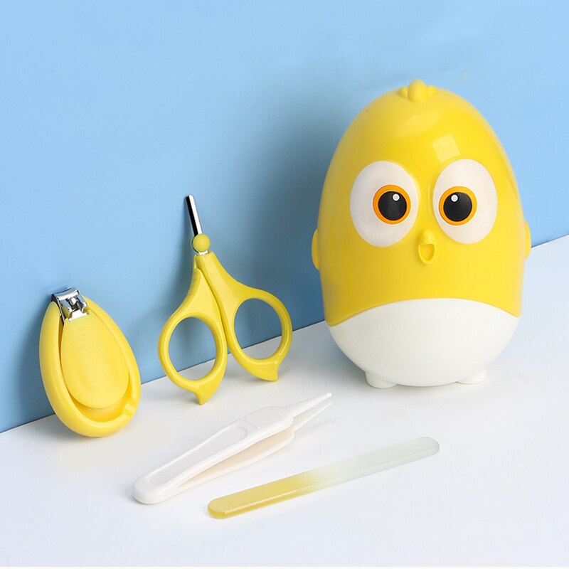 Cortauñas de dibujos animados para bebé recién nacido, recortador, juego de cuidado de uñas, kit de higiene para bebé, tijeras para recién nacidos, cortador de uñas para niños