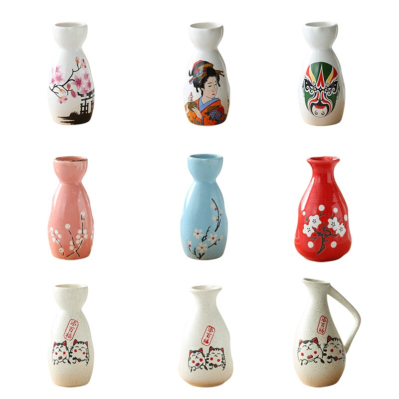 Japansk sake distribution vinkanna spritvärmare hushåll keramik varm flaska barware flagga liten stoup enkel gryta