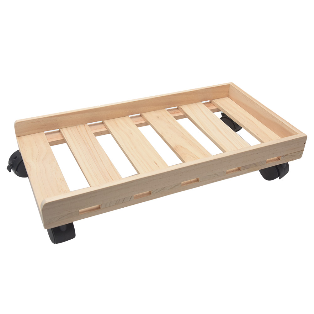 Tray Computer Moving Case Holder Caster Wooden CPU Stand PC Heat Dissipation Adjustable Desktop Office Tower Rolling Wheels