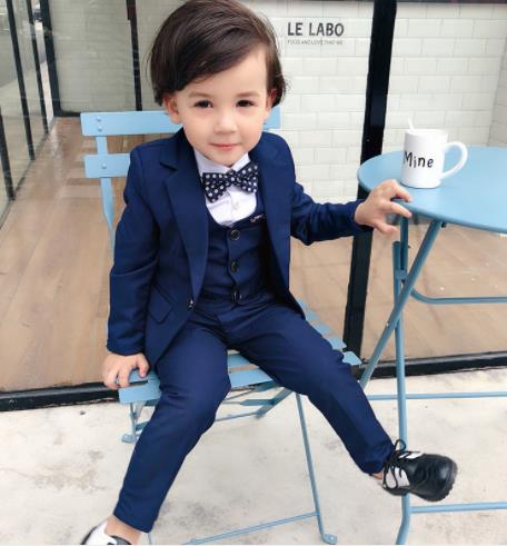 Costume pour garçons | Veste + Blazer + pantalon, 3 pièces, pour enfants et garçons, Costume de mariage, uniforme, pour hommes et hommes