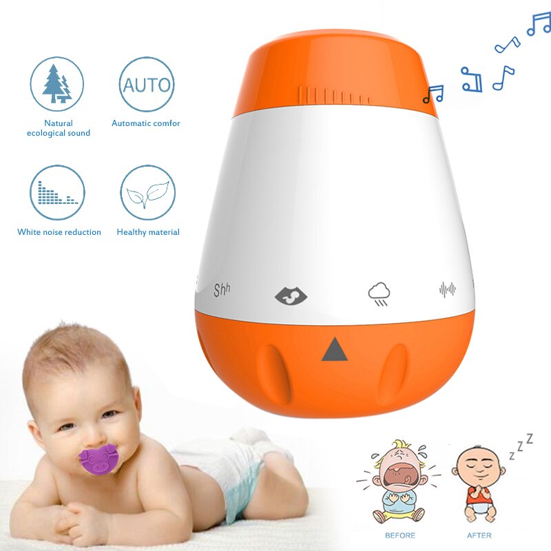 Baby Sleeper Smart Music White Noise Sound Induction Control USB Rechargeable Baby Sleep Assist Kick Quilt Reminder