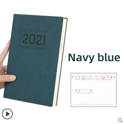 Kalender notesbog  a5 dages plan månedlig plan bog praktiske dagbog notesblokke skoleartikler studerende papirvarer til kontorhjem: 5