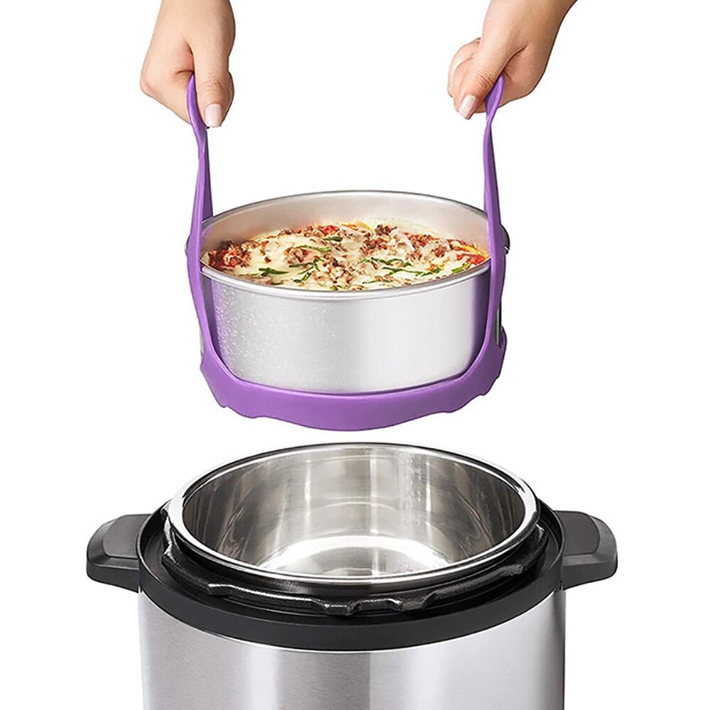 Silicone Egg Rack Instant Pot Electric Pressure Cookers Rack Egg Poacher Environmental Friendly Egg Mold Tray Safe Egg Steamer