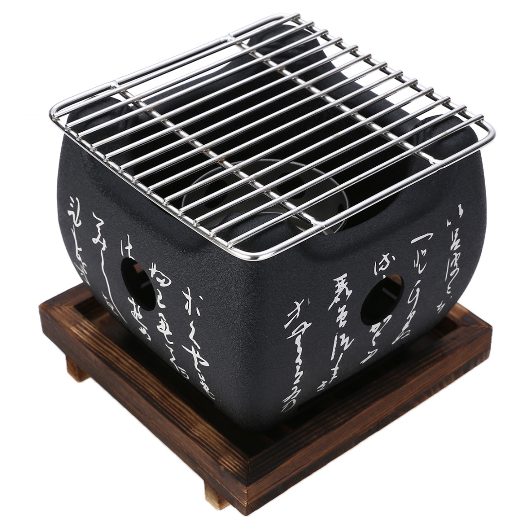 Koreansk japansk stil bærbar mad carbon ovn grill komfur kogeovn alkohol grill husholdningsgrill