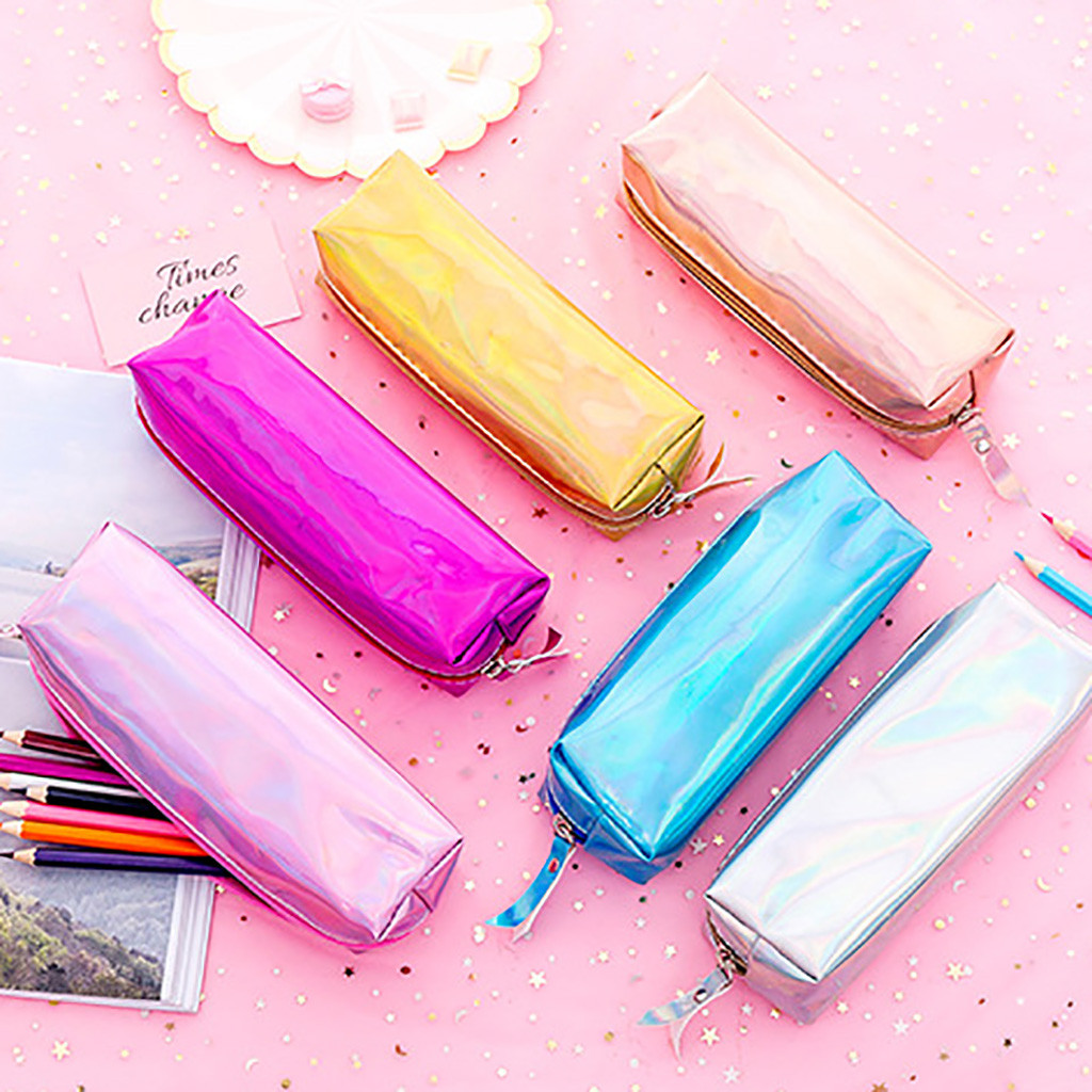 School Supplies Stationery Storage Bag Pen Pencilcase Lightweight Cosmetic Travel Makeup Bags Large Capacity storage Holder