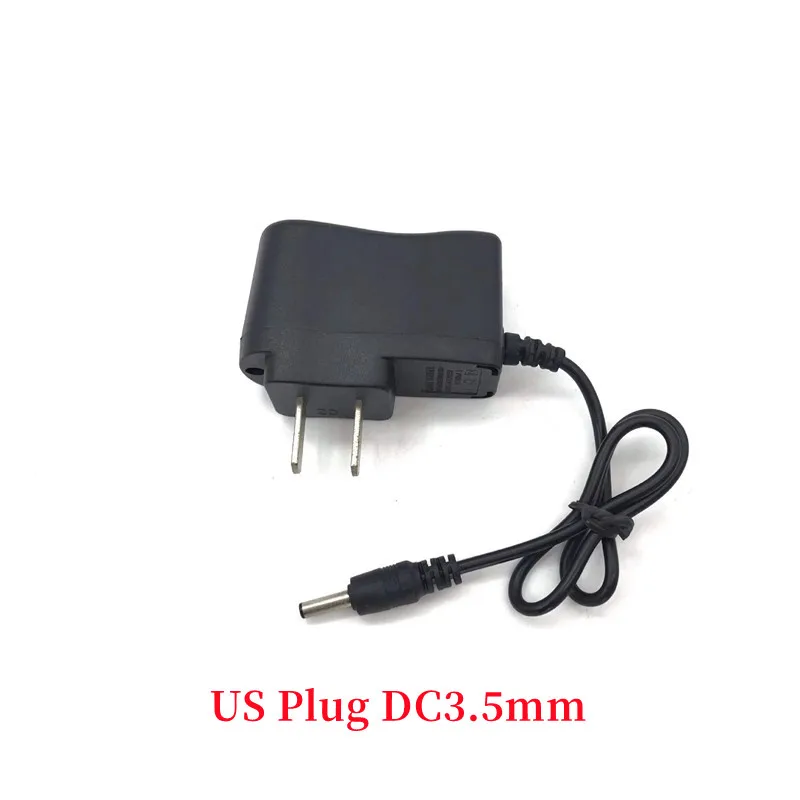 4,2 V 0.5A 500mA 3,5/5,5mm cargador de CA adaptador de fuente de alimentación cargador para 3,7 V 18650 16340 linterna antorcha: Gris oscuro